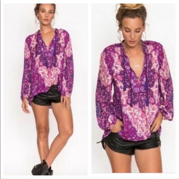 🌸Spell & The Gypsy Kiss The Sky Blouse S 🌸 - Picture 4 of 5
